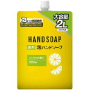 熊野油脂　ファーマアクト　弱酸性　薬用泡ハンドソープ　シトラスの香り　つめかえ用　2L　1セット（6 ...