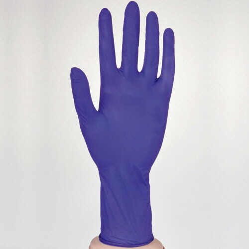 川西工業　ニトリル　使いきり手袋　粉なし　ダークブルー　M　＃2062　1セット（3000枚：300枚×10箱） 【送料無料】 2