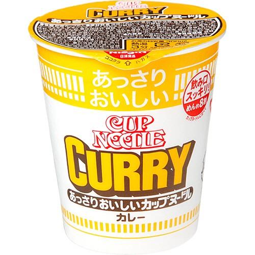 【お取寄せ品】 日清食品　あっさりおいしいカップヌードル　カレー　70g　1ケース（20食） 【送料無料】