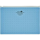【お取寄せ品】 リヒトラブ AQUA DROPs クリヤーケース A5ヨコ 青 F-5302-8 1枚