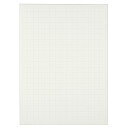TANOSEE 模造紙(プルタイプ) 詰替用 788×1085mm 50mm方眼 再生ホワイト 1セット(60枚:20枚×3本)