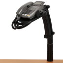 アスカ テレホンスタンドフレックス ブラック TS9802BK 1台 【送料無料】