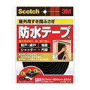【お取寄せ品】 3M スコッチ 屋外用すき間ふさぎ防水テープ 黒 5mm×10mm×2m EN-76 1巻(3)