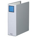 キングジム キングファイル スーパードッチ(脱・着)イージー A4タテ 800枚収容 80mmとじ 背幅96mm グレー 2478A−GY 1セット(10冊) ...