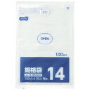 TANOSEE　規格袋　14号　0．03×280×410mm　1セット（1000枚：100枚×10パック） 【送料無料】