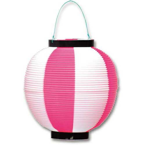 【お取寄せ品】 ササガワ　ポリ提灯　桃白　40−7038　1セット（5個） 【送料無料】(3)