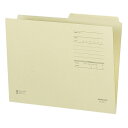 【お取寄せ品】 コクヨ 1/2カットフォルダー(カラー・Fタイプ) A4 黄 A4-2FF-Y 1セット(10冊)
