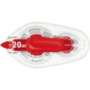 プラス 修正テープ ホワイパーLT 6mm幅×20m レッド WH−1406 1セット(10個)