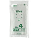 クラフトマン 規格袋 4号 ヨコ90×タテ170×厚み0.03mm HKT−T004 1セット(1000枚:200枚×5パック)