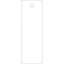 【お取寄せ品】 ササガワ スーパー提札(糸付) ミルキーホワイト 12×37mm 19−867 1セット(500枚:100枚×5パック) 【送料無料】
