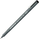 ステッドラー ピグメントライナー 0.2mm 黒 308 02−9 1セット(10本)