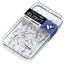 【お取寄せ品】 コクヨ プラスチック画鋲 ダルマタイプ 透明 カヒ-25T 1セット(500本:50本×10ケース) 【送料無料】