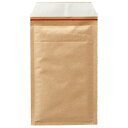 TANOSEE クッション封筒 小物用 内寸130×215mm 茶 1セット(1000枚:200枚×5ケース) 【送料無料】