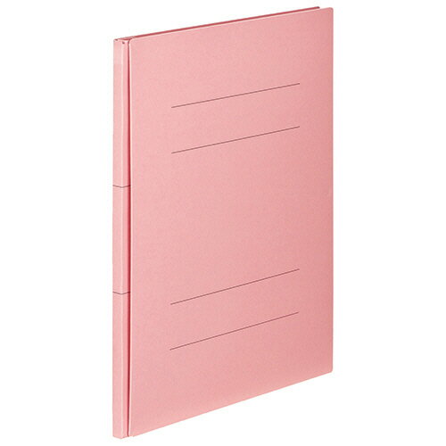 TANOSEE　背幅伸縮フラットファイル（エコノミータイプ）　A4タテ　約800枚収容　背幅18−98mm　ピンク..