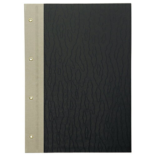 TANOSEE　とじ込表紙　クロス貼り　A4タテ　4穴　1セット（10組20枚：1組2枚×10パック） 【送料無料】