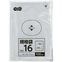 TANOSEE 規格袋 16号 0.02×340×480mm 1セット(1000枚:100枚×10パック) 【送料無料】