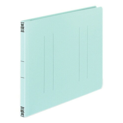 コクヨ　フラットファイル（間伐材使用）　A4ヨコ　150枚収容　背幅18mm　青　フ－VK15B　1セット（10冊）