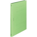 ライオン事務器 フラットファイル(環境) 樹脂押え具 A4タテ 150枚収容 背幅18mm 緑 A−519KA4S 1セット(10冊)