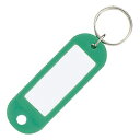 コクヨ キーホルダー型名札 片面表示用 緑 ナフ−200G 1セット(50個) 【送料無料】