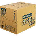  コクヨ　KB用紙（共用紙）（低白色再生紙）　A4　KB－SS39　1箱（2500枚：500枚×5冊） 