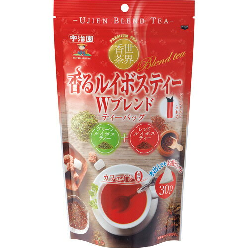 宇治園　香るルイボスティーWブレンドティーバッグ　1セット（90バッグ：30バッグ×3袋）