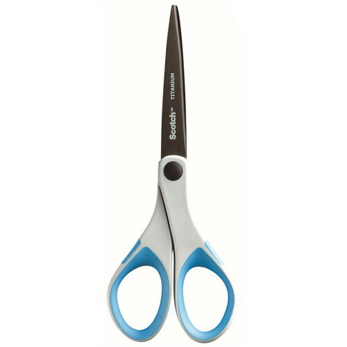 【お取寄せ品】 3M スコッチ チタンコートシザーズ 刃渡り70mm ホワイト×ブルー 1457 1セット(6本) 【送料無料】