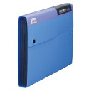 【お取寄せ品】 キングジム ドキュメントファイル A4・Lタイプ PP表紙 13ポケット 青 2276−B 1セット(5冊) 【送料無料】