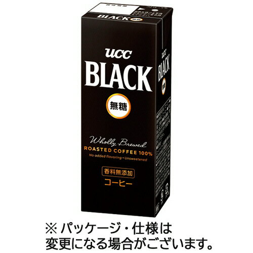 UCC BLACK 無糖 200ml 紙パック 1ケース（24本）