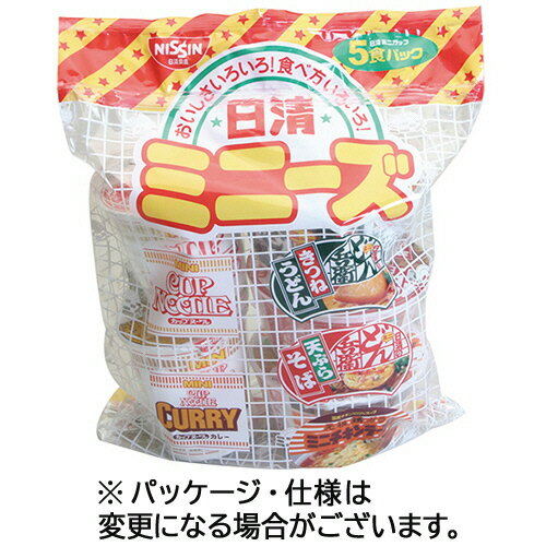 日清食品　ミニーズ［東］　5種　1セット（30食：5食×6パック） 【送料無料】