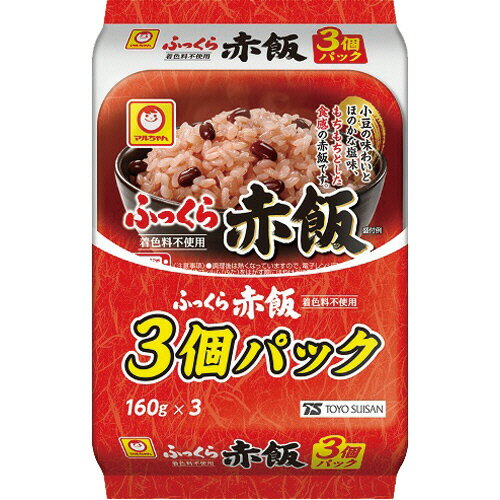 東洋水産　マルちゃん　ふっくら赤飯　1セット（24食：3食×8パック） 【送料無料】