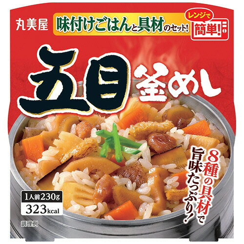 【お取寄せ品】 丸美屋　五目釜めし　味付けごはん付き　230g　1セット（24食） 【送料無料】