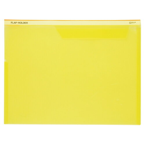 【お取寄せ品】 キングジム　フラップホルダー　A4　黄　775−Y　1セット（10枚）