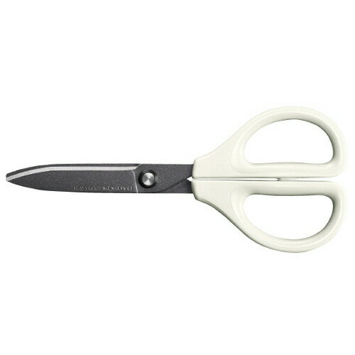 【お取寄せ品】 コクヨ ハサミ(サクサ) フッ素・グルーレス刃 刃渡り65mm ホワイト HSM−PFA100W 1セット(10本) 【送料無料】