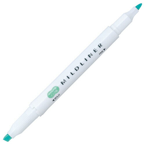 ゼブラ ラインマーカー マイルドライナー マイルドブルーグリーン WKT7−MBG 1セット(10本)
