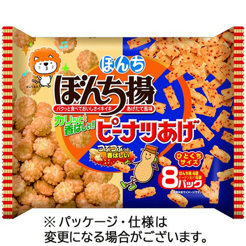 ぼんち　ぼんち揚・ピーナツあげW　1セット（80袋：8袋×10パック） 【送料無料】