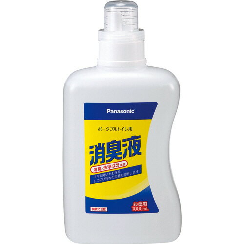 パナソニック　エイジフリー　ポータブルトイレ用消臭液　無色タイプ　1000ml／本　VALTBL1LM　1セット（6本） 