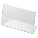 クルーズ アクリル製カード立て L型 小 110×61mm CRL791011 1セット(10個)
