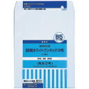 【お取寄せ品】 オキナ 開発ホワイトワンタッチ封筒 角3 216×277mm 100g/m2 〒枠なし KTW3 1セット(90枚:9枚×10パック)