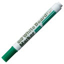 TANOSEE ホワイトボードマーカー 中字角芯 緑 1セット(12本)