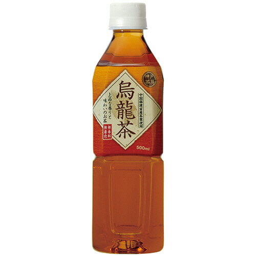 富永貿易　神戸茶房　烏龍茶　500ml　ペットボトル　1セット（72本：24本×3ケース） 【送料無料】