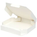 【お取寄せ品】 シモジマ SWAN 食品容器 ピザ箱 10インチ用 白無地 #004200541 1セット(100枚:25枚×4パック) 【送料無料】