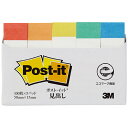 【お取寄せ品】 3M ポスト・イット 見出し 再生紙 50×15mm レインボー5色 700RP-R 1セット(50冊:5冊×10パック) 【送料無料】