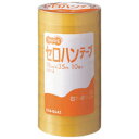 TANOSEE セロハンテープ 18mm×35m 1セット(200巻:10巻×20パック) 【送料無料】