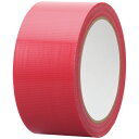 TANOSEE カラー養生テープ 50mm×25m 厚み約0.105mm 赤 1セット(30巻) 【送料無料】