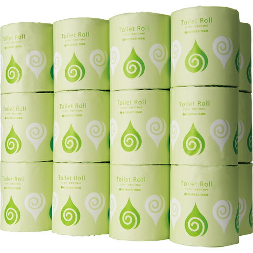 TANOSEE　トイレットペーパー　水に流せる芯＆包装紙　シングル　130m　1セット（72ロール：24ロール×3ケース） 【送料無料】