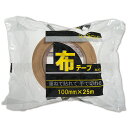 スリオンテック 布テープ No.343720 100mm×25m 厚み0.24mm No.343720-100X25DB 1セット(18巻) 【送料無料】
