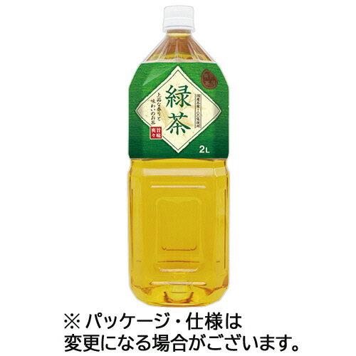 富永貿易　神戸茶房　緑茶　2L　ペットボトル　1セット（18本：6本×3ケース） 【送料無料】