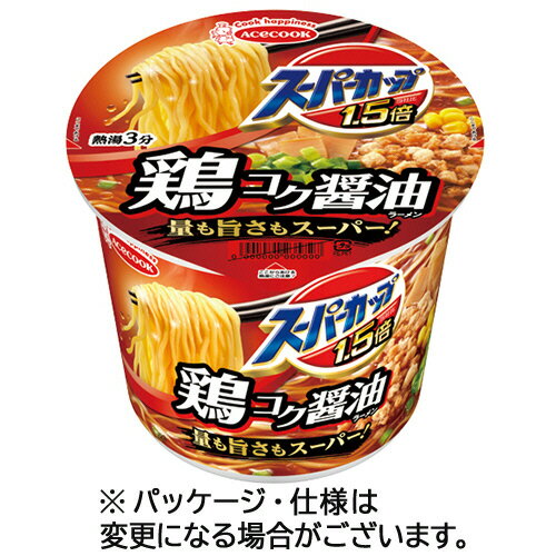 エースコック　スーパーカップ1．5倍　しょうゆラーメン　109g　1ケース（12食）