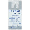 【お取寄せ品】 福助工業 イージーバッグ シルバー M 0473431 1セット(1000枚:100枚×10パック) 【送料無料】