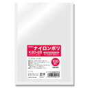 【お取寄せ品】 シモジマ HEIKO ナイロンポリ袋 K20−28 #006679815 1セット(2000枚:100枚×20パック) 【送料無料】